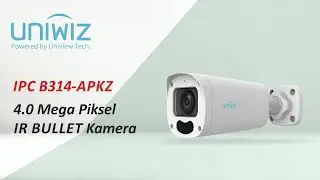 UNIWIZ  IPC B314 APKZ   4 0 Mega Piksel IR Bullet Kamera