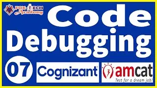 7. Code Debugging || Cognizant code debugging solution || Amcat || C || C++ || Fox Tech Academy