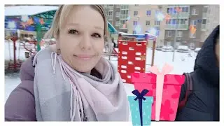 Встреча с друзьями 🎉 Отмечаем 🍰 ГОРА подарков 🎁 Открываем вместе 🎊 Оригинальный пирог 👨‍🍳