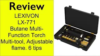Review LEXIVON LX-771 Butane Torch Multi-Function Self-Igniting Soldering