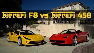 Did Turbos KILL the V8 Ferrari? Ferrari F8 Spider vs Ferrari 458 Spider