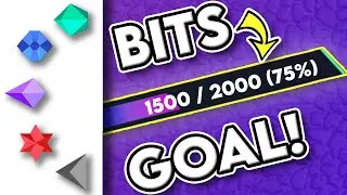 💠 TWITCH BITS GOAL - A HANDY GUIDE!