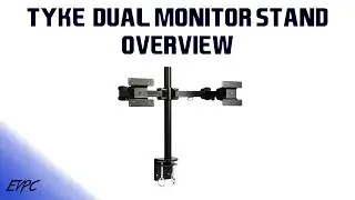 Tyke Supply Dual Monitor Stand Overview