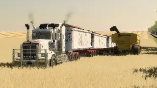 Tutorial Course Play combines harvest and Auto Drive course - Farming Simulator 22