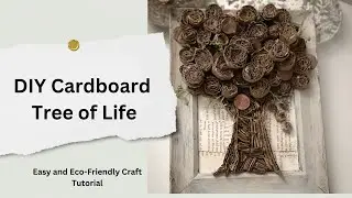 DIY Cardboard Tree of Life: Easy and Eco-Friendly Craft Tutorial