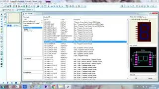 7 segmen display agar tampil di pcb dg #proteus8 #pcb