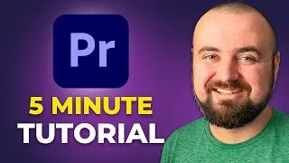Premiere Pro Tutorial 2026 - Beginner To Pro In 5 Minutes!
