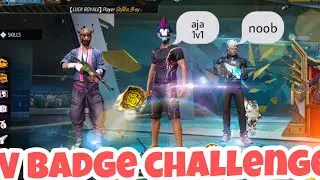 v badge player 🔥 1v1  challenge me 😮noob to pro🔥1v1 aja ||Crown xgod @NonstopGaming_
