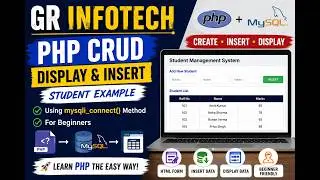 READ AND INSERT PART OF CRUD PHP