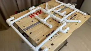 Хоккейная вешалка из труб PP-R. Показываю размеры. Вешалка для сушки хоккейной формы. DIY