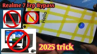 Realme 7 Frp Bypass  2025 trick 