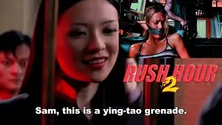 Jessica Alba Tape Gagged in 'Rush Hour 2' (2001)