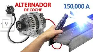 CONVIERTO UN ALTERNADOR DE AUTO EN UNA POTENTE SOLDADORA REGULABLE
