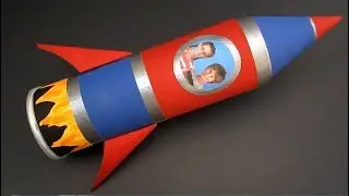 DIY Rocket Ship Pencil Case | Back to School Craft | Recycled Crafts Ideas For Kids