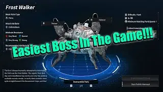 STOP STRESSING! Frost Walker 2 Minute Kill! | Easiest Boss In The First Descendant