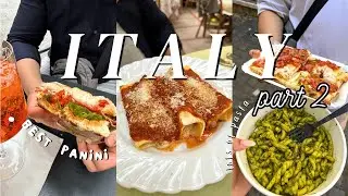 What to eat in Florence, Sorrento & Rome | Best Food ! Where to eat | Italy VLOG pt 2 !
