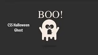 CSS Halloween Ghost Animation