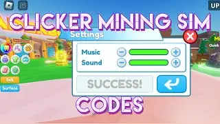ALL NEW Codes in Clicker Mining Simulator!  Roblox Clicker Mining Simulator! Codes