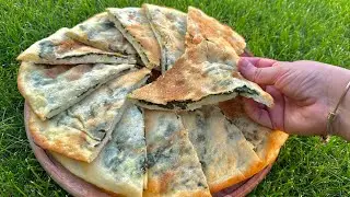 Meka Pita so Spanaќ 🥬 Samo so dve Kori 🫶🏻