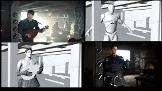 Timelapse: Recreating and analysing a Witcher scene in Blender/Unreal