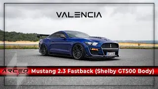 Arceo Valencia Gloss Black 10x20 • Mustang 2.3 Fastback (Shelby GT500 Body)