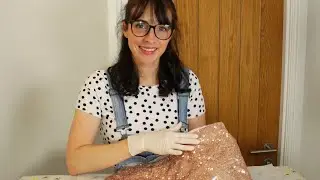 ASMR at the Preservation Museum 👗 Conservation of a Sequin Skirt