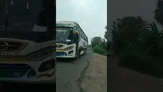 Shariatpur Super service bus and krtinasha express bus 