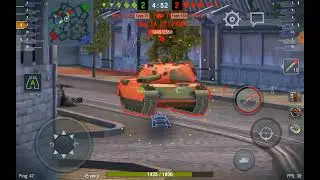 Первый отзыв о первом бое на первой десятке#wotblitz#object268