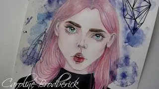 Watercolor & gouache illustration by Brodberick