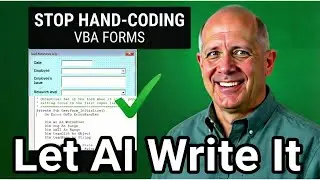 Excel VBA UserForms Just Got Way Easier (Thanks to AI)