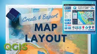 Create and Export Map Layout in QGIS: Scale, Legend, Grid, Title, and More
