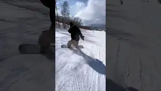 флэт фристайл на сноуборде flat freestyle snowboard groundtrick #snow #snowboarding #groundtrick