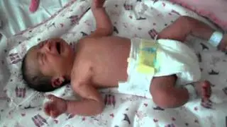 Newborn Baby Girl Crying