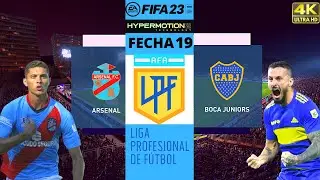 Arsenal De Sarandí Vs Boca Jrs // Futbol Argentino Fecha 19 [FIFA 23 Next Gen PS5 /Series X] 4k