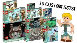 I made 10 LEGO Zelda sets based of Tears of the Kingdom