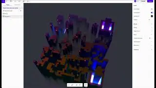 Город из QR-кода в Vectary 3D
