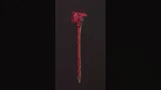 Post Apocalyptic Rusty Axe (3D Modeling in Autodesk Maya, Substance Painter and Marmoset) 