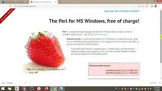 How to install strawberry #perl?