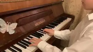 Vasya (10). Гамма ре минор гармоническая в 4 октавы.