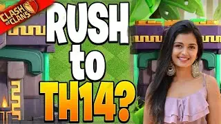 Gem To Max Town Hall 1 To 14 Clash Of Clans Gem Rush | Max Town Hall 14 In Clash Of Clans!