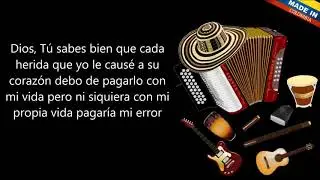 sin ella muero - Los inquietos del vallenato (Letra) 1080p Full hd