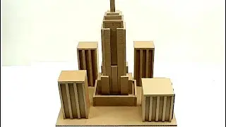 Cómo hacer con cartón la torre de nueva York (Empire State) New York tower with cardboard)