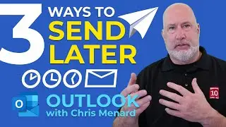 Outlook - Three Methods to Send Later - Delay Delivery, Schedule Send, Viva Insights