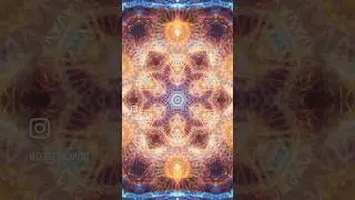When Love Collides #dmtart #trippyart #trippyvisuals #psychedelicart #cosmicart