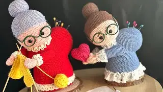 Bunicuța croșetată 3 pernuță de ace #BunicaCrosetata #mmihacrochet #amigurumi #crochet