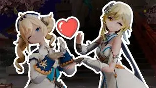 【MMD R18】バーバラ Barbara   蛍 Lumine  ❤ バブリン Bubblin【Genshin Impact  原神 Genshin】