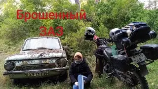 брошенный в лесу ЗАЗ
