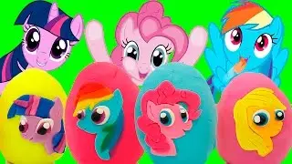 Май Литл Пони: Плей До яйца. Игрушки Киндер сюрприз. My Little Pony/MLP