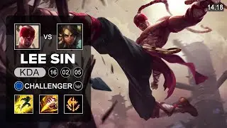 Lee Sin vs Nidalee Jungle - EUW Challenger - Patch 14.18 Season 14