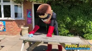 Action Hero Cleaning The Park!